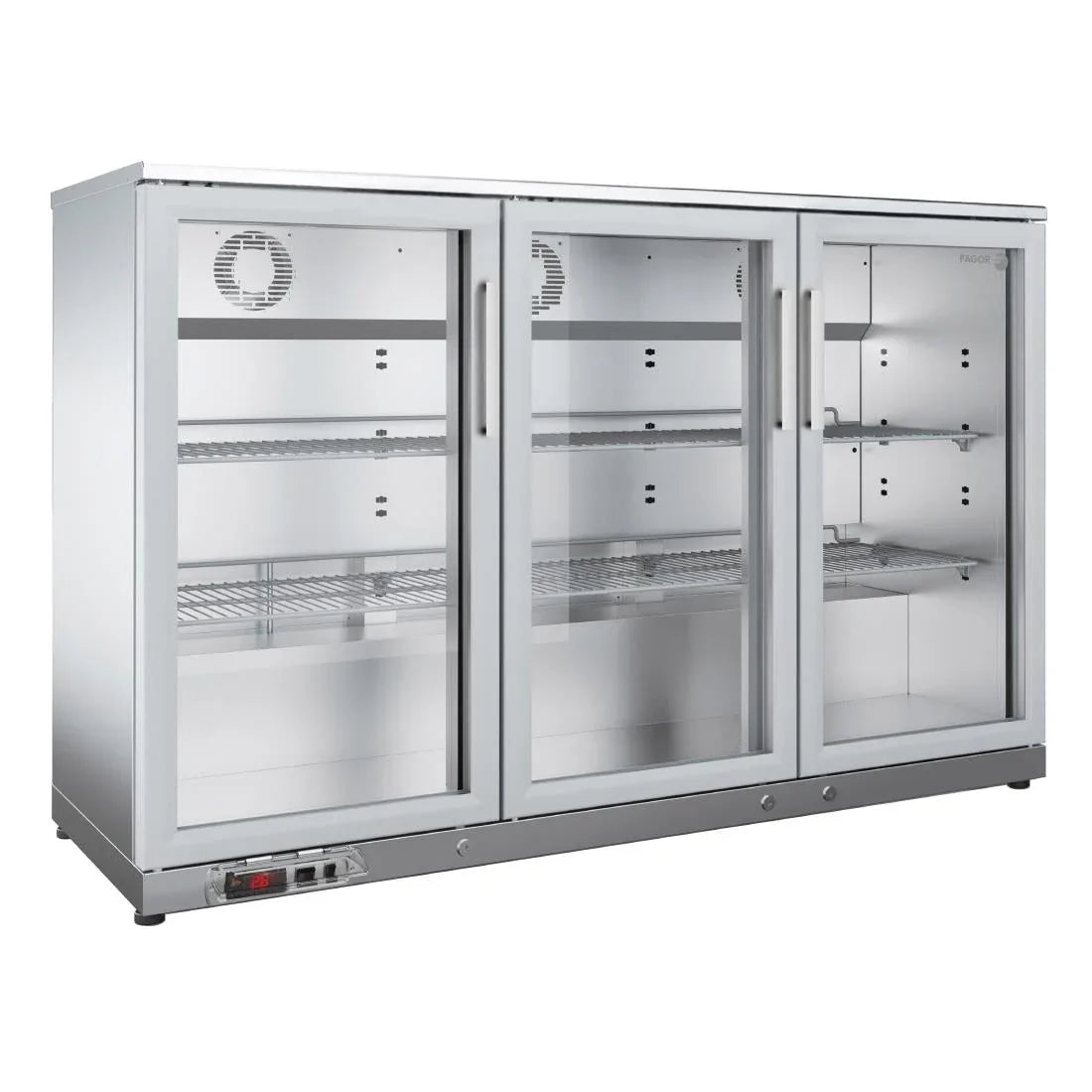 FU032 Fagor EERM Series Back Bar Cooler 3 Door Stainless Steel EERM-3 SS - JD Catering Equipment Solutions Ltd