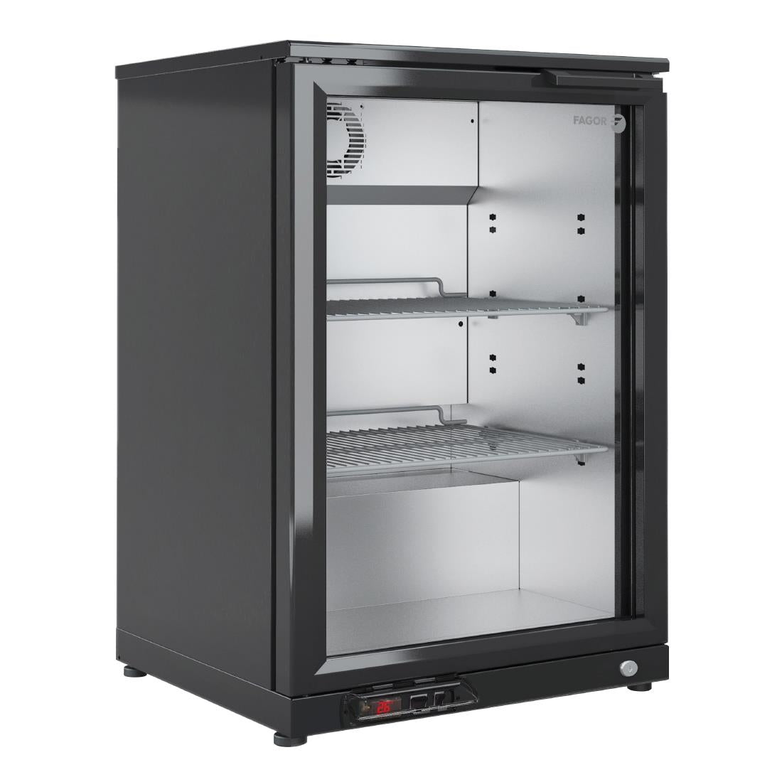 FU033 Fagor EERM Series Back Bar Cooler 1 Door Black EERM-1 JD Catering Equipment Solutions Ltd
