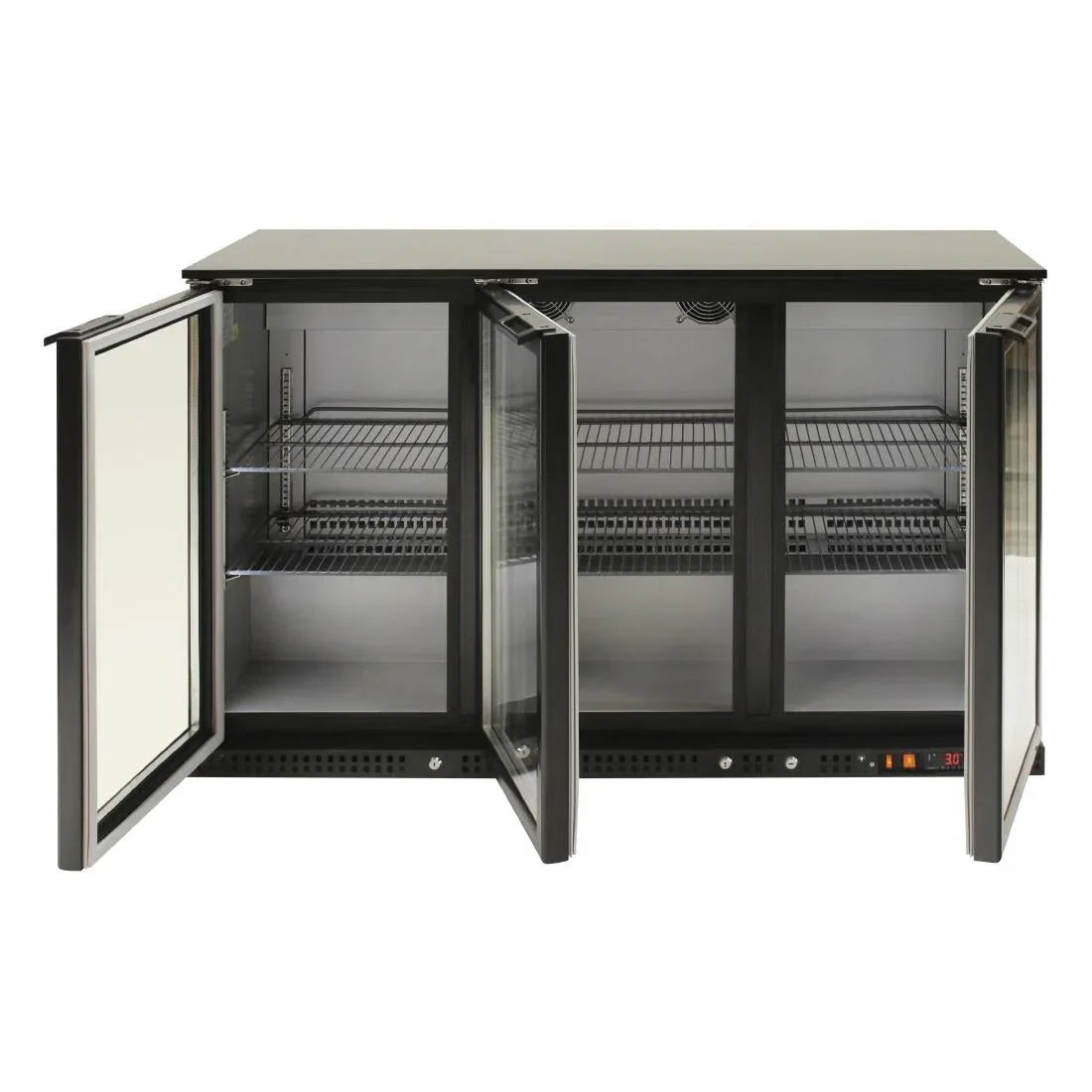 FU035 Fagor EERM Series Back Bar Cooler 3 Door Black EERM-3 - JD Catering Equipment Solutions Ltd
