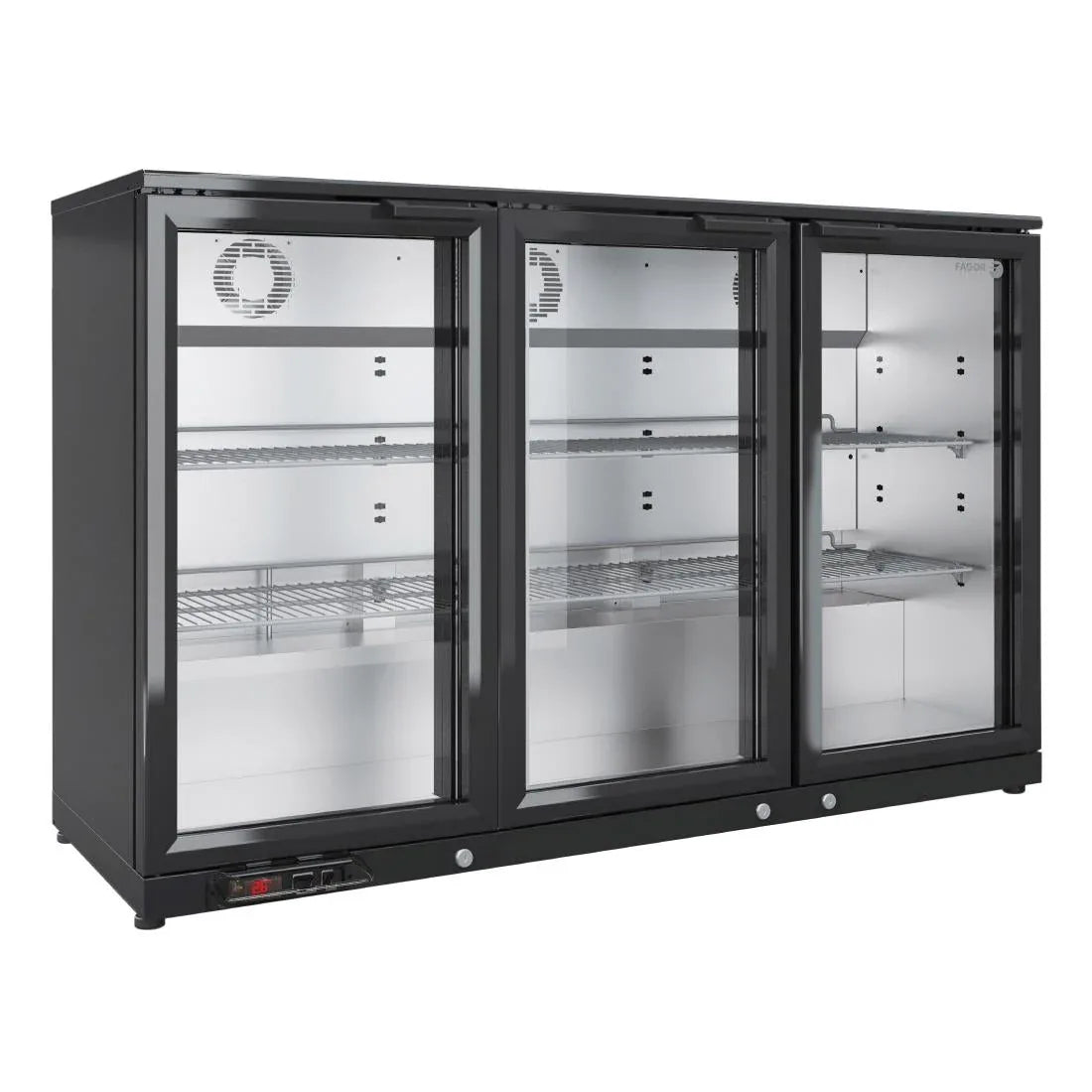FU035 Fagor EERM Series Back Bar Cooler 3 Door Black EERM-3 - JD Catering Equipment Solutions Ltd