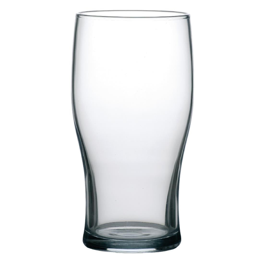 FU233 Arcoroc Tulip Nucleated Beer Glasses 570ml CE Marked (Pack of 24) JD Catering Equipment Solutions Ltd