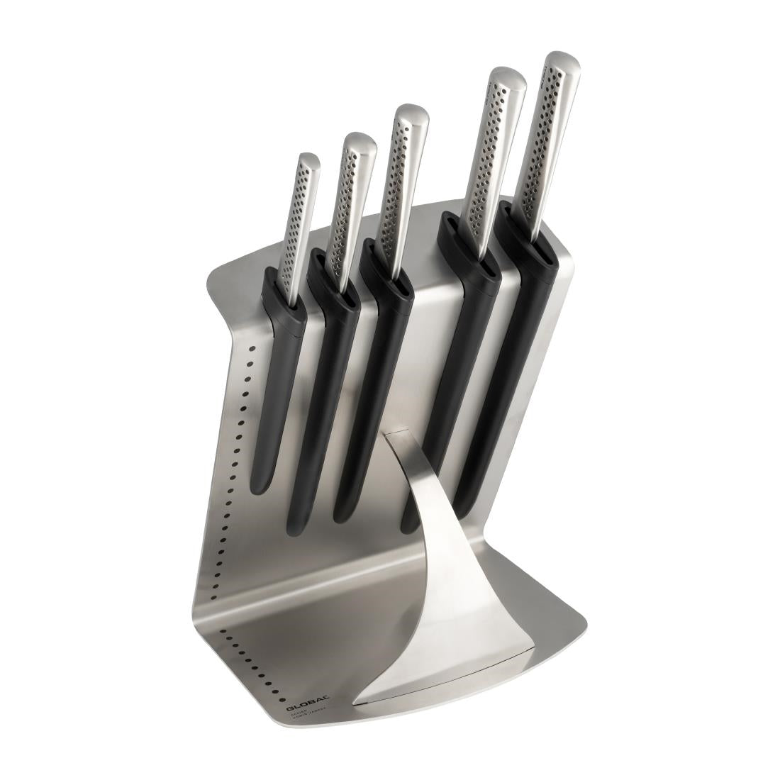 FW536 Global Knives Ukon Range 6 Piece Knife Block Set JD Catering Equipment Solutions Ltd