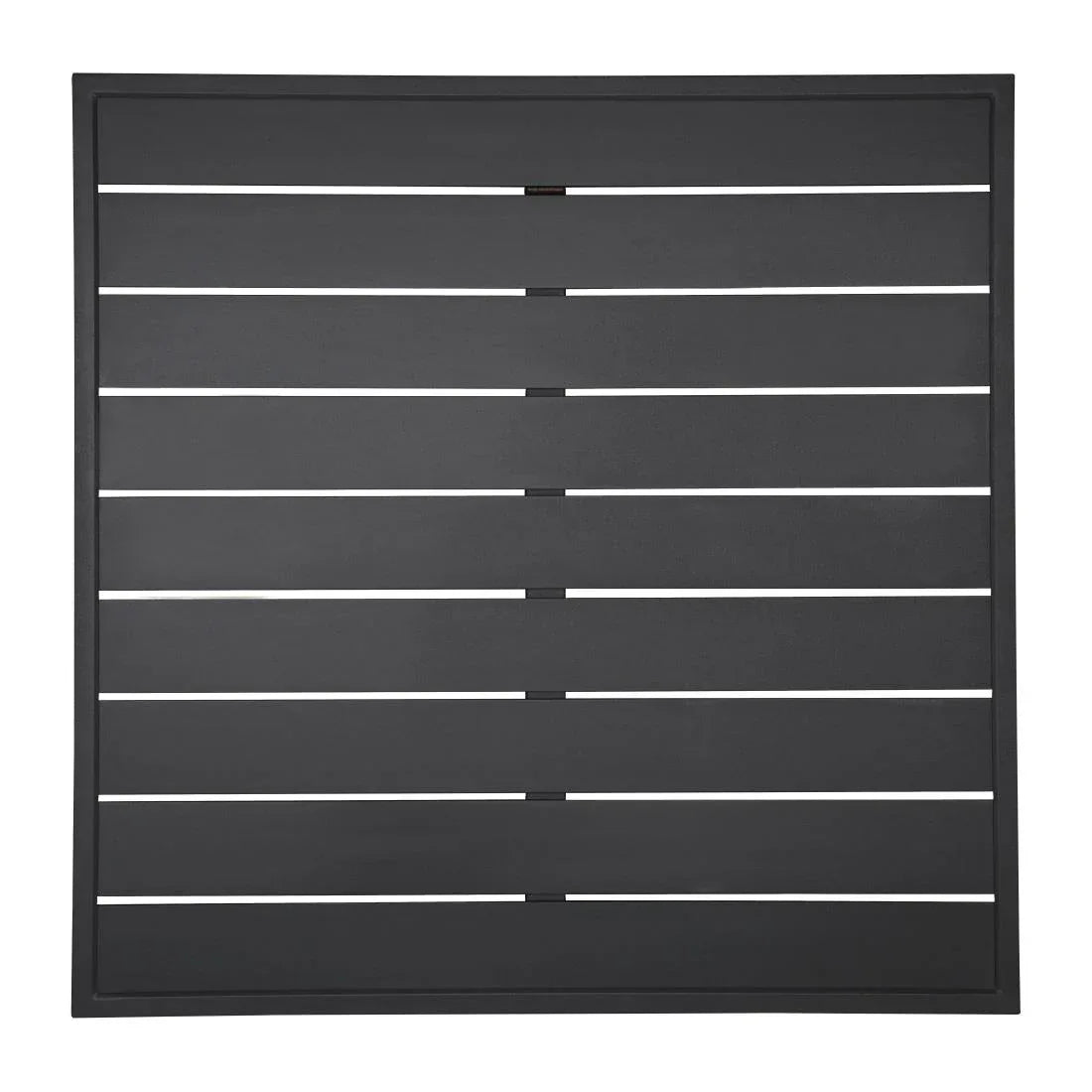 FW599 Bolero Aluminium Square Table Top Black 700mm - JD Catering Equipment Solutions Ltd