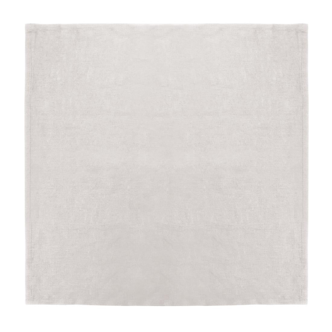 FW699 Olympia Linen Table Napkin Sand 400x400mm (Pack of 12) JD Catering Equipment Solutions Ltd