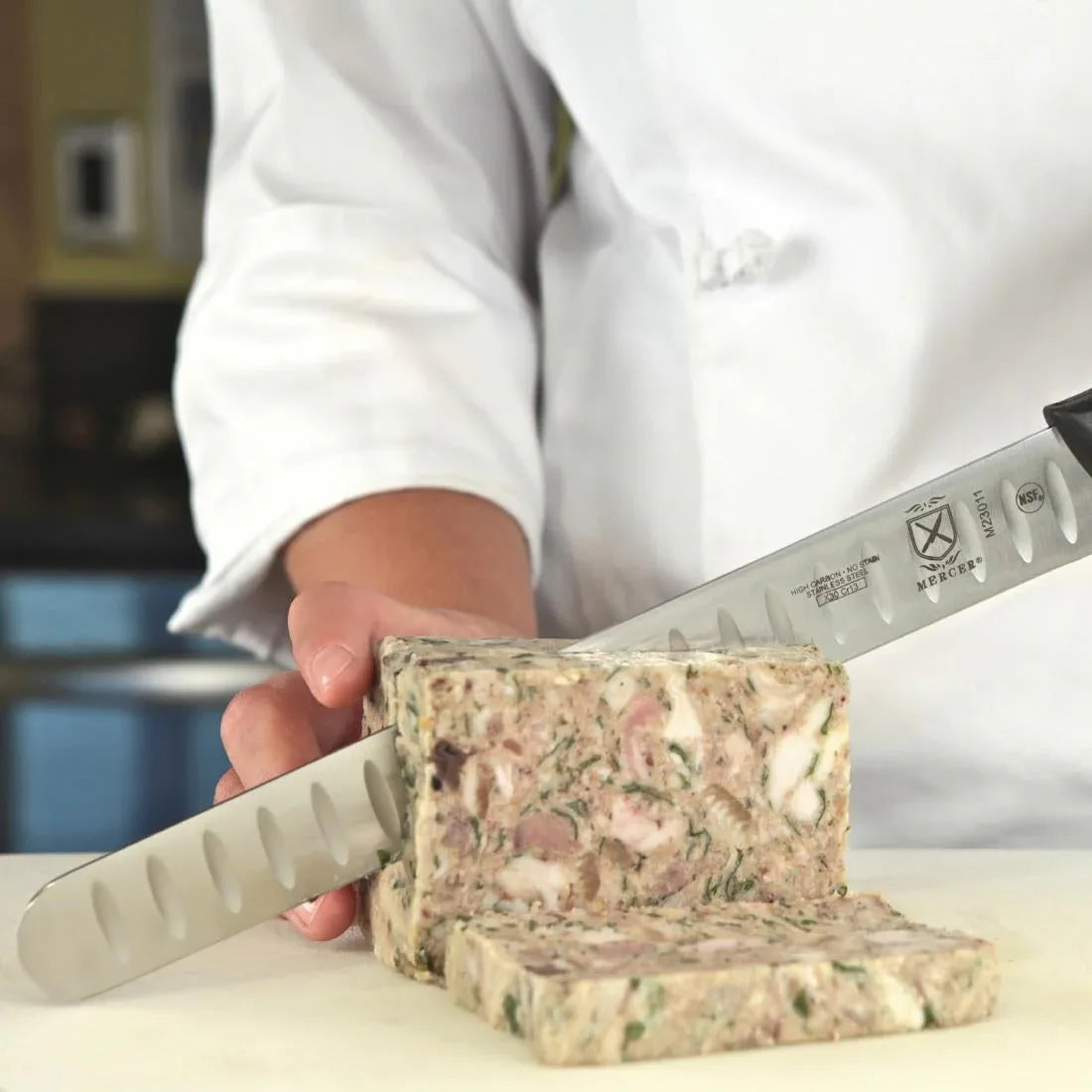 FW731 Mercer Culinary Millennia Slicer Granton Edge 27.9cm - JD Catering Equipment Solutions Ltd