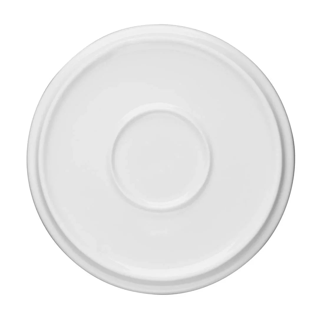 FW812 Olympia Whiteware Flat Round Plates 150mm (Pack of 6) - JD Catering Equipment Solutions Ltd