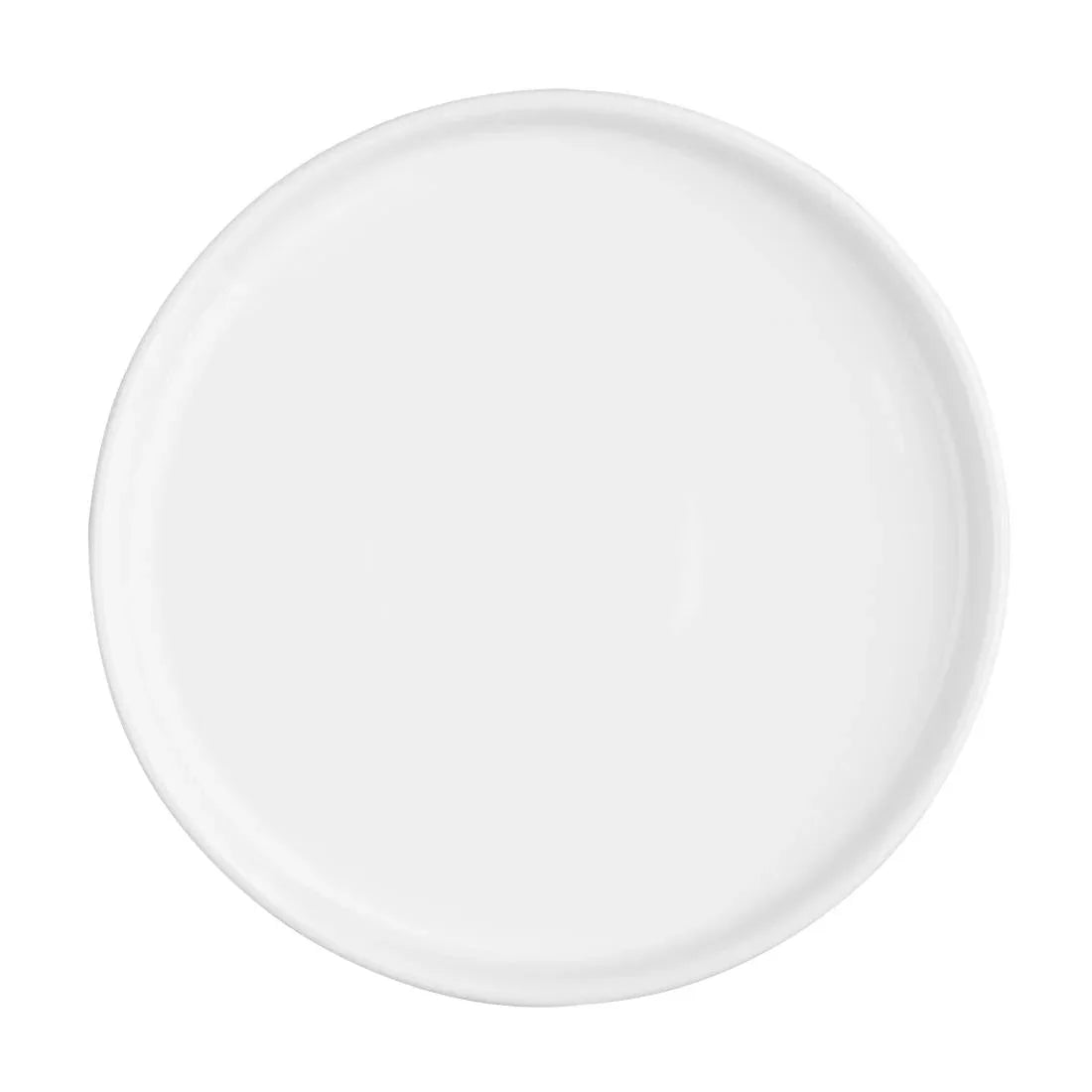 FW813 Olympia Whiteware Flat Round Plates 210mm (Pack of 6) - JD Catering Equipment Solutions Ltd