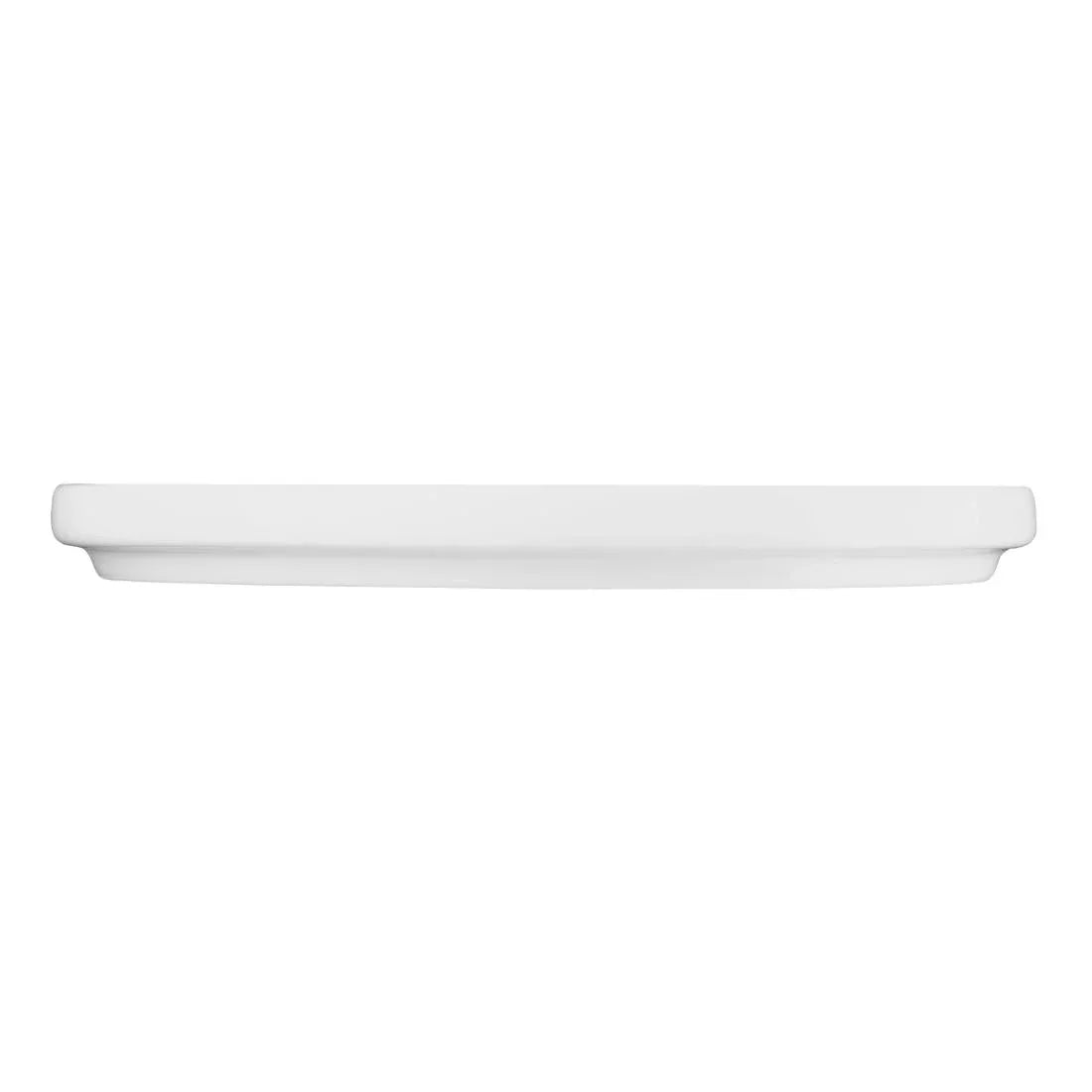 FW813 Olympia Whiteware Flat Round Plates 210mm (Pack of 6) - JD Catering Equipment Solutions Ltd