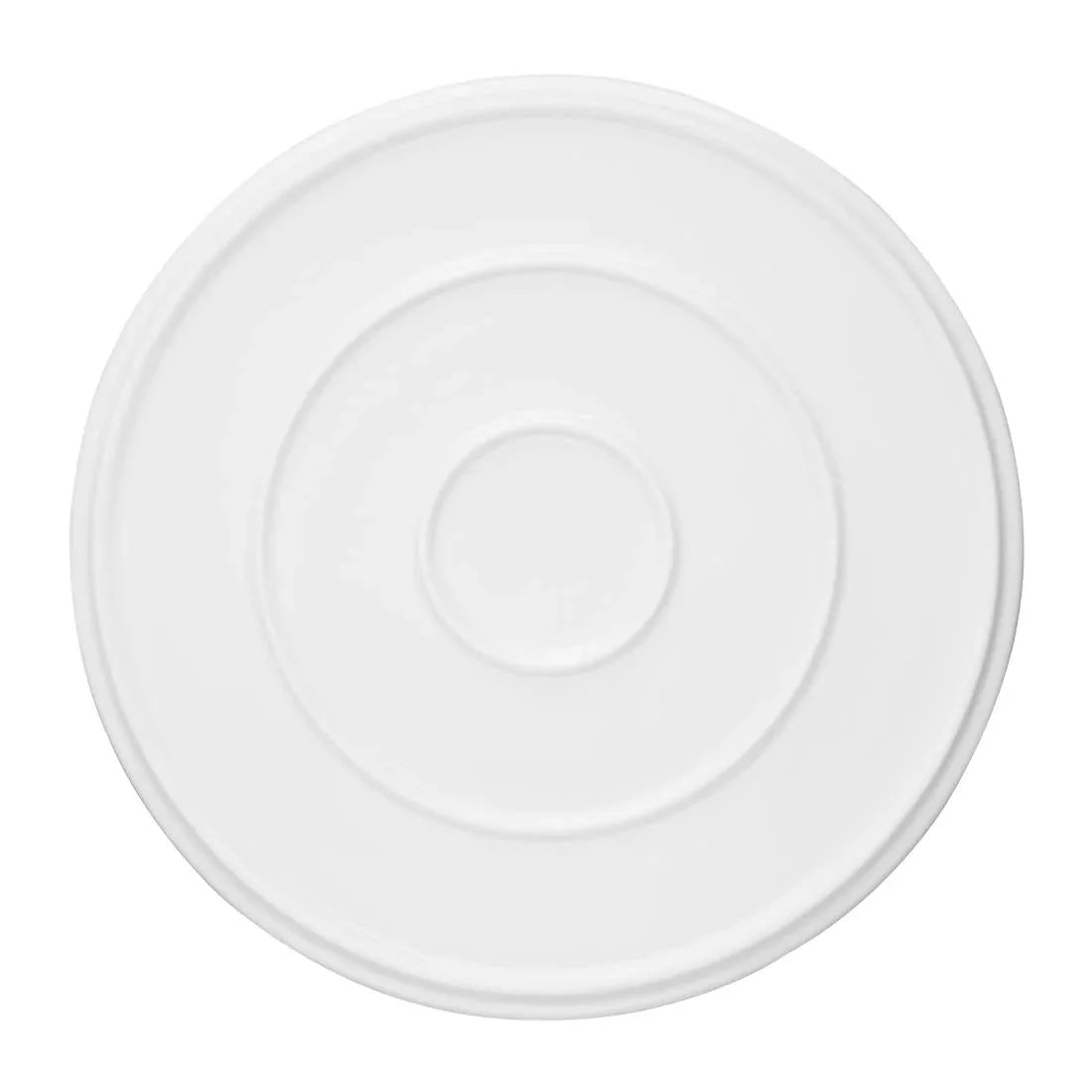 FW814 Olympia Whiteware Flat Round Plate 268mm (Pack of 4) - JD Catering Equipment Solutions Ltd