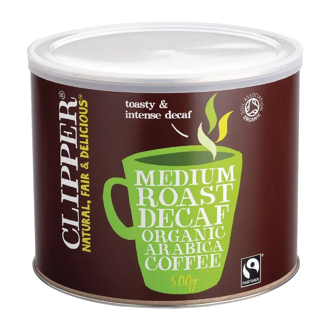 FW821 Clipper Fairtrade Decaf Coffee 500g - JD Catering Equipment Solutions Ltd