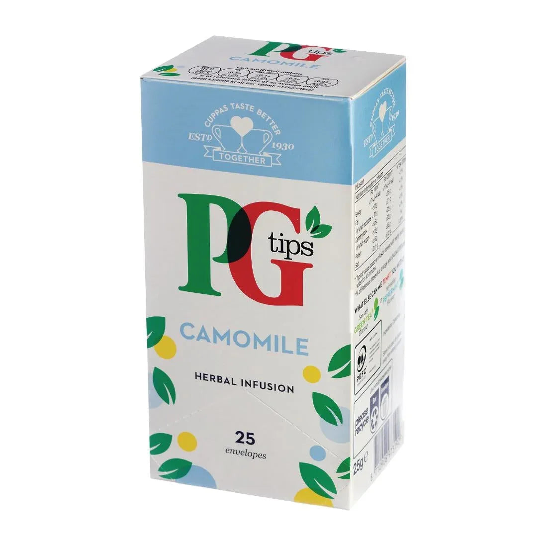 FW830 PG Tips Camomile Tea Envelops (Pack of 25) - JD Catering Equipment Solutions Ltd