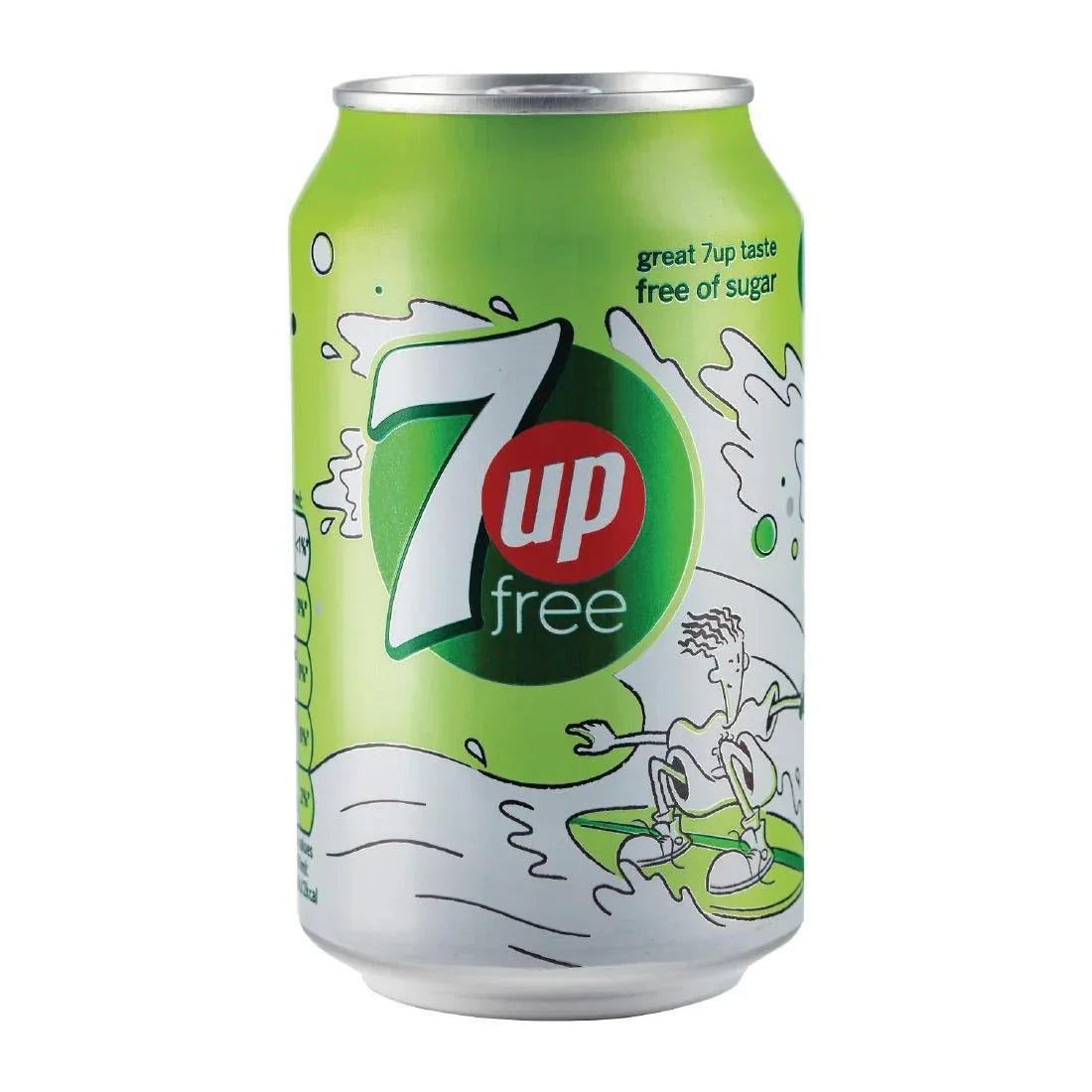 FW837 7up Sugar-free Cans 330ml (Pack of 24) - JD Catering Equipment Solutions Ltd