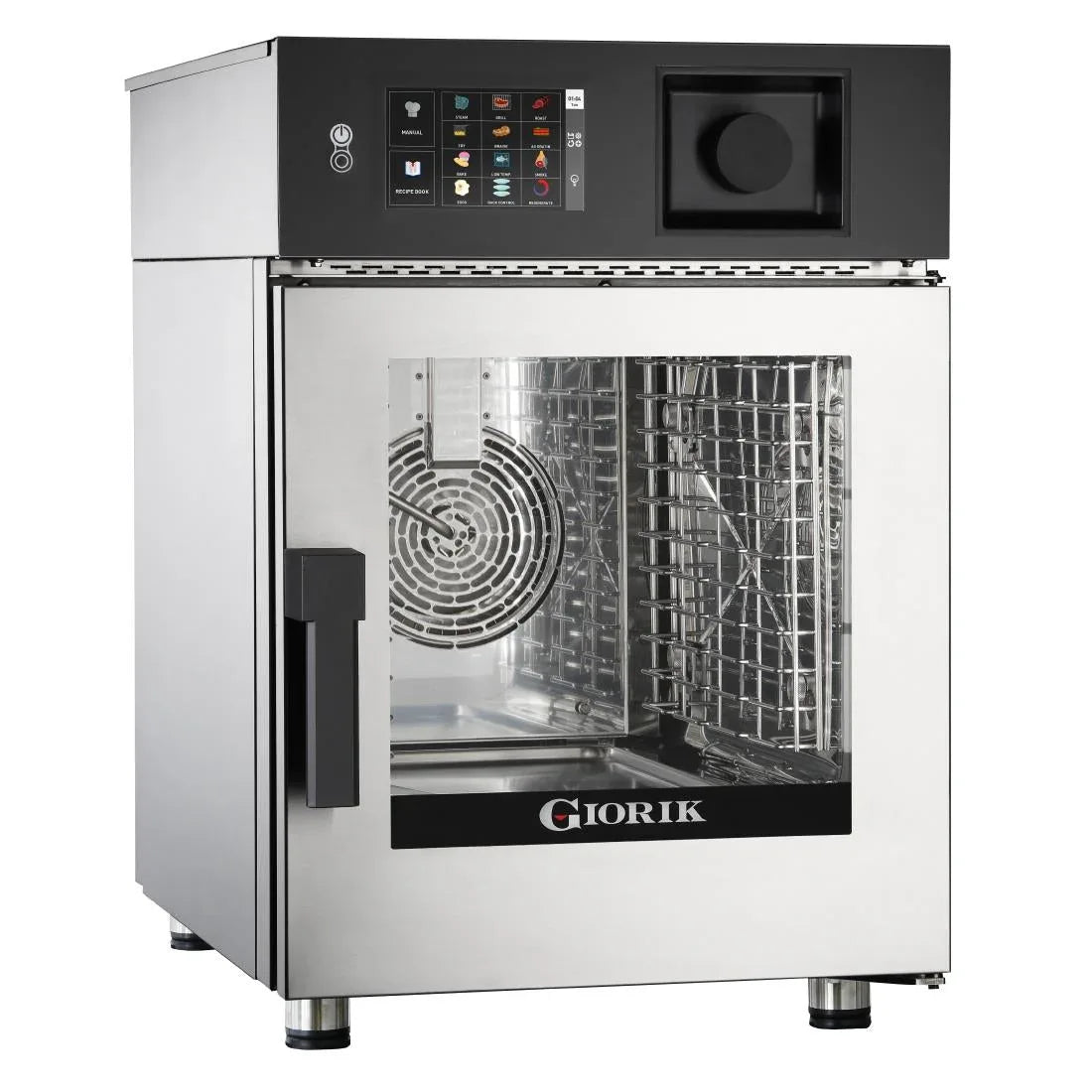 FW898 Giorik Kore KID061W 6 x 1/1GN Slimline Gas Combi Oven with Wash System LPG - JD Catering Equipment Solutions Ltd