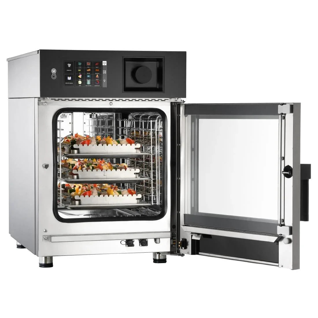 FW898 Giorik Kore KID061W 6 x 1/1GN Slimline Gas Combi Oven with Wash System LPG - JD Catering Equipment Solutions Ltd