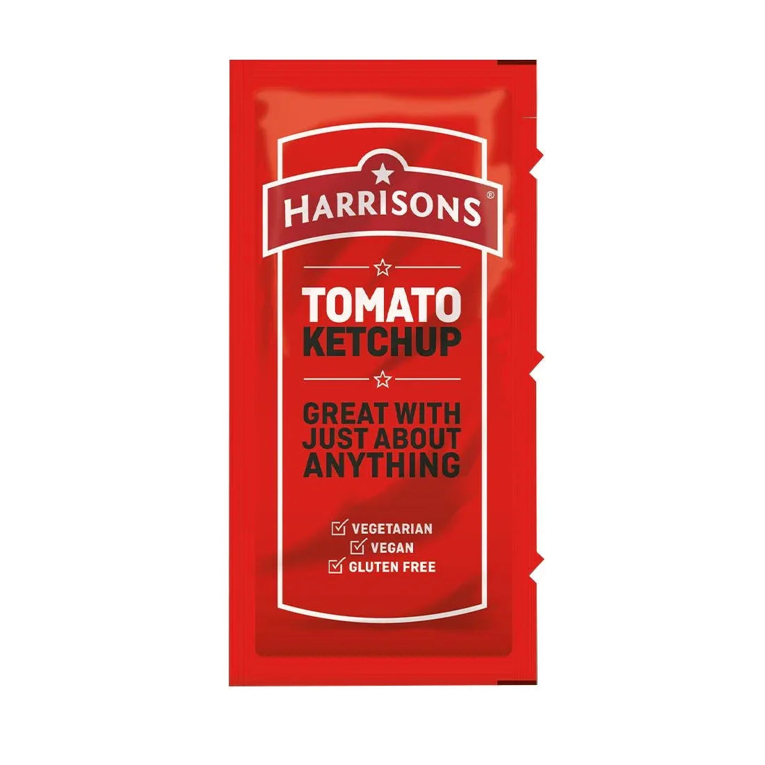 FW991 Harrisons Tomato Ketchup Sachets (Pack of 200) - JD Catering Equipment Solutions Ltd