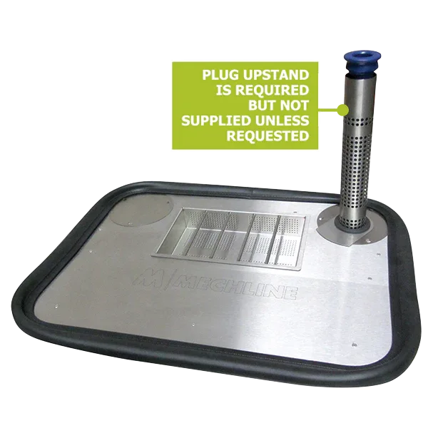 FS048 Mechline Food Waste Sink Strainer 600 610x460mm FWS600-3 - JD Catering Equipment Solutions Ltd