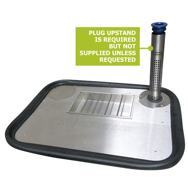 FS049 Mechline Food Waste Sink Strainer 500 510x410mm