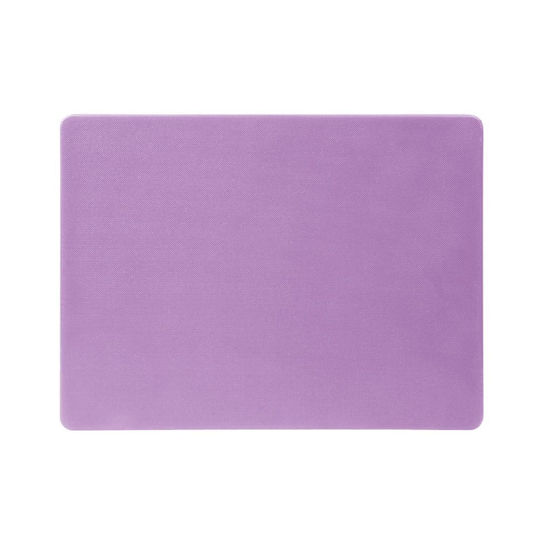FX106 Hygiplas Low Density Chopping Board Small Purple - 229x305x12mm - JD Catering Equipment Solutions Ltd