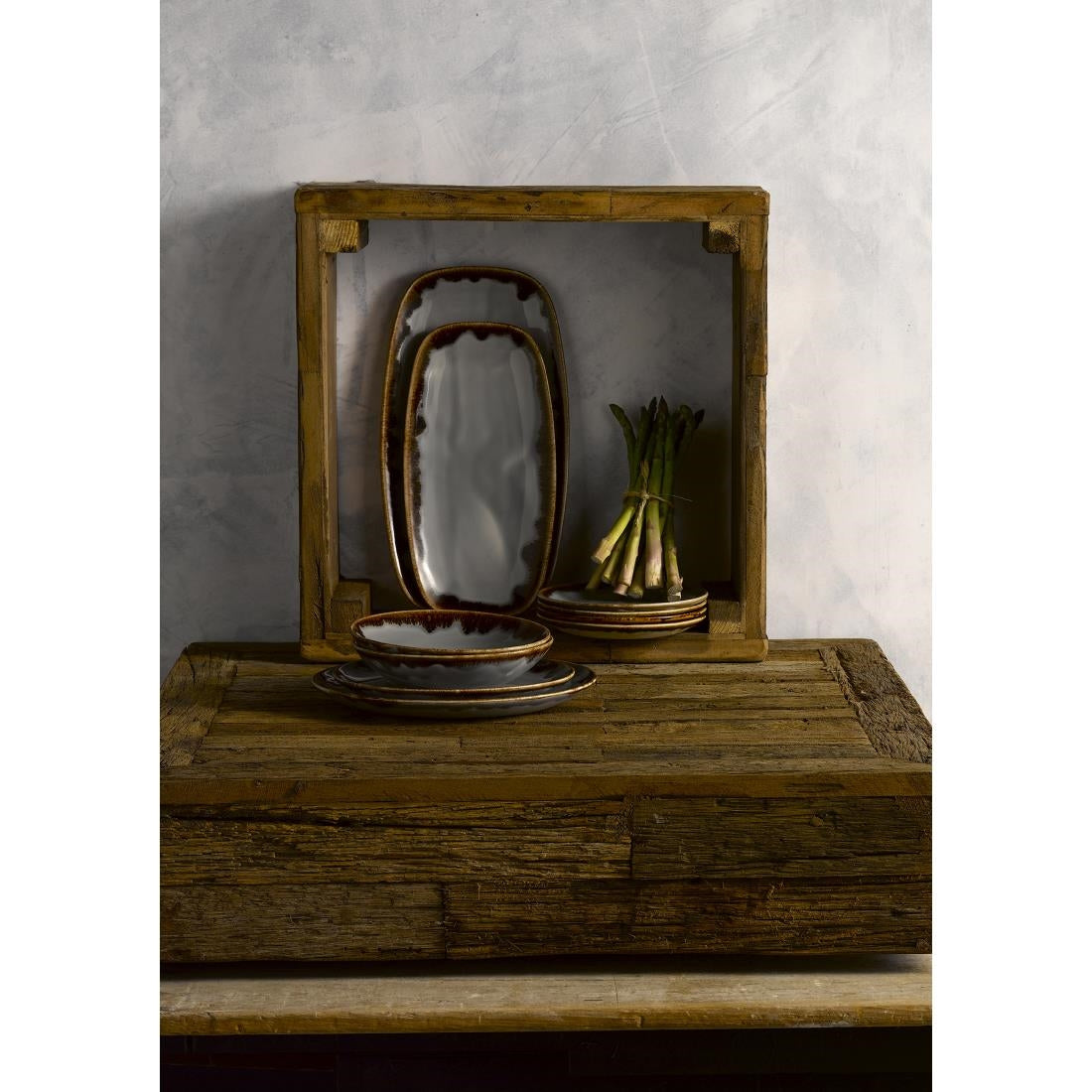 FX150 Dudson Harvest Walled Plates Grey 210mm (Pack of 6) JD Catering Equipment Solutions Ltd