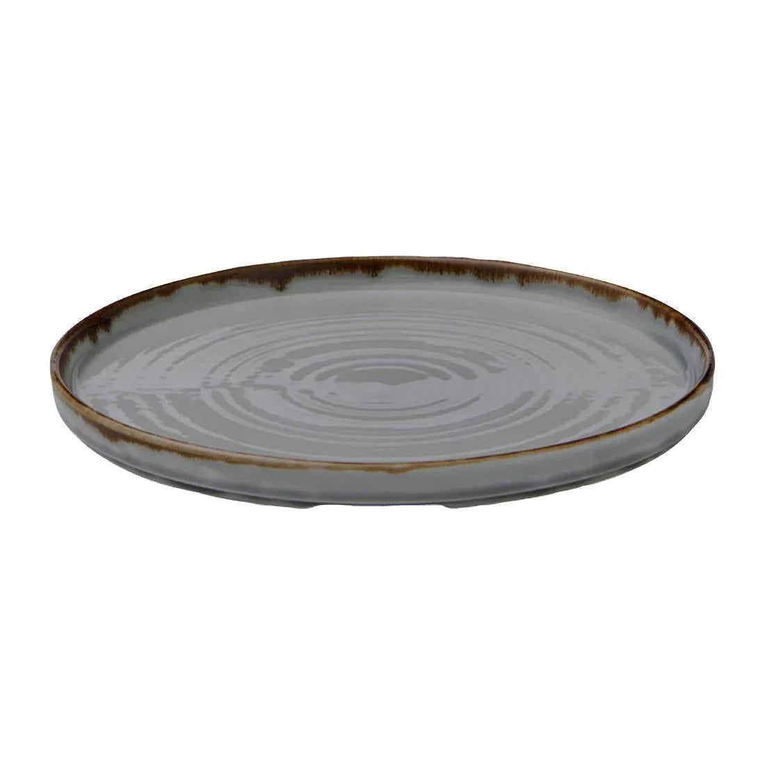 FX151 Dudson Harvest Walled Plates Grey 260mm (Pack of 6) - JD Catering Equipment Solutions Ltd