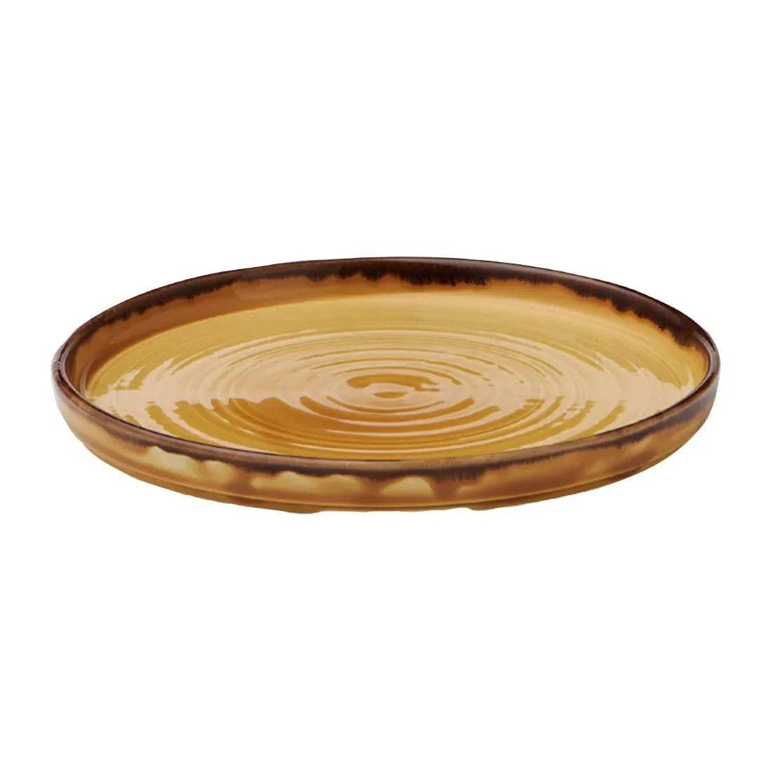 FX154 Dudson Harvest Walled Plates Mustard 210mm (Pack of 6) - JD Catering Equipment Solutions Ltd