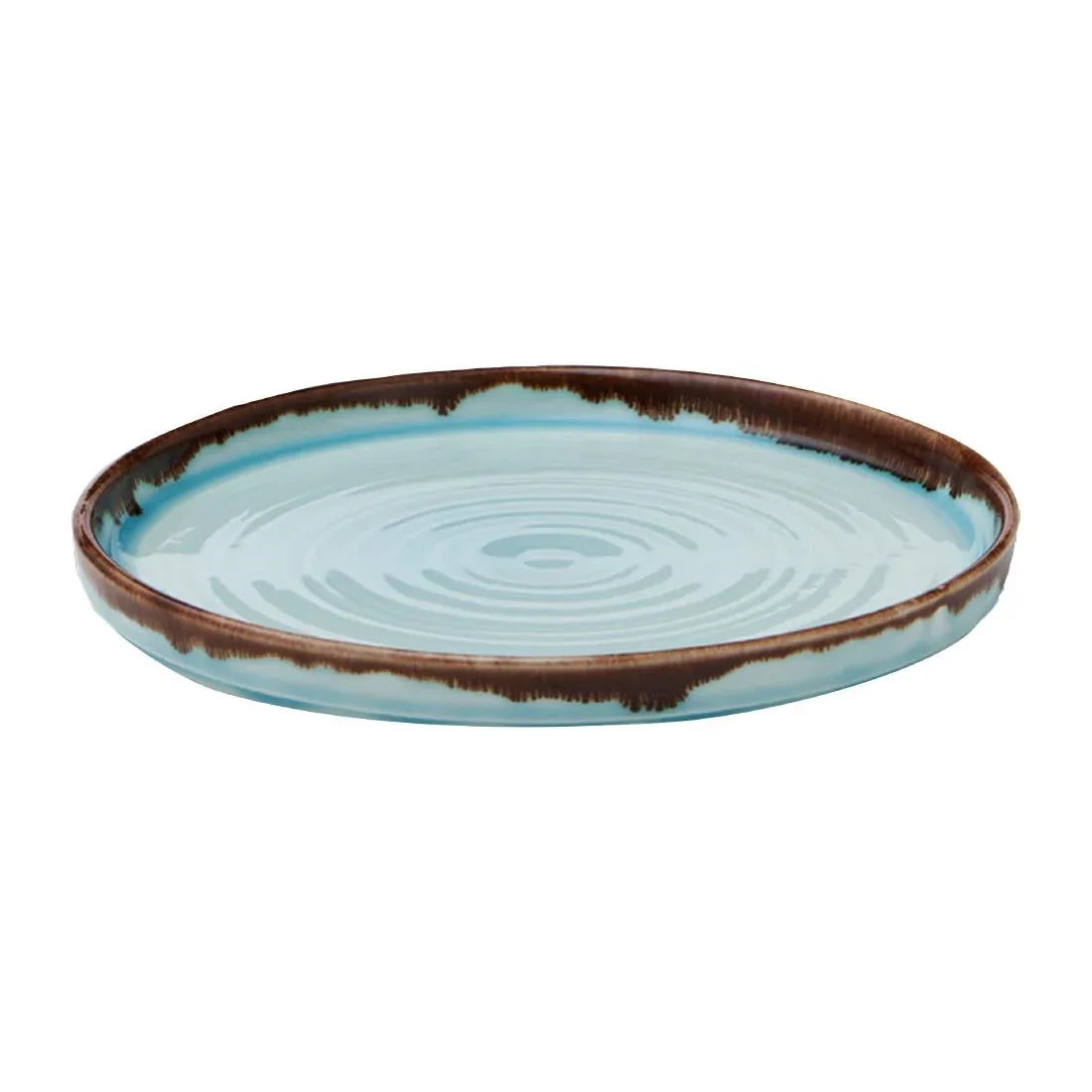 FX169 Dudson Harvest Walled Plates Turquoise 210mm (Pack of 6) - JD Catering Equipment Solutions Ltd