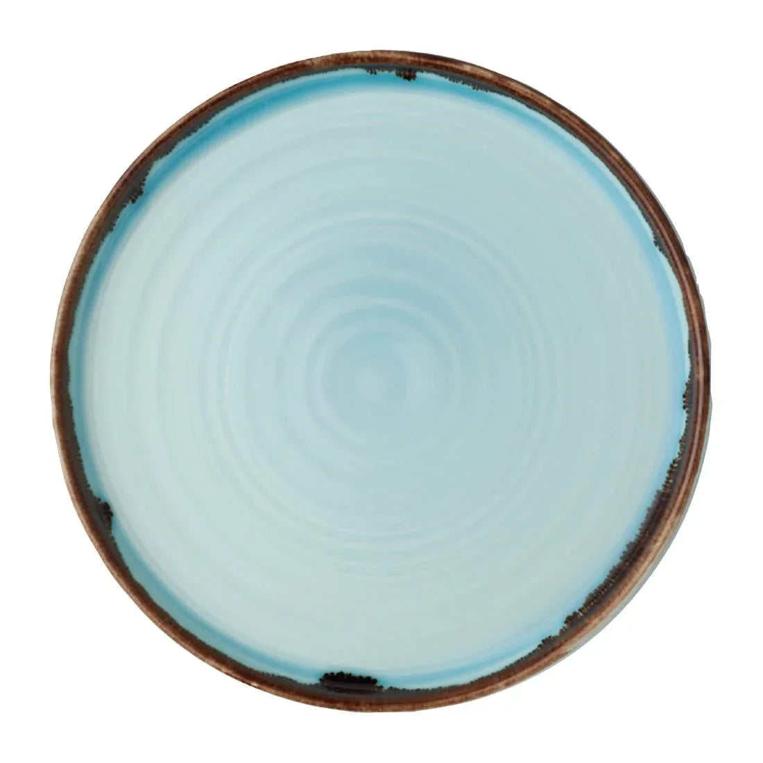 FX169 Dudson Harvest Walled Plates Turquoise 210mm (Pack of 6) - JD Catering Equipment Solutions Ltd