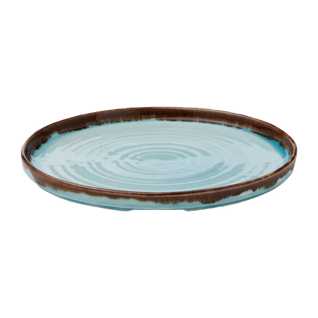 FX170 Dudson Harvest Walled Plates Turquoise 260mm (Pack of 6) - JD Catering Equipment Solutions Ltd