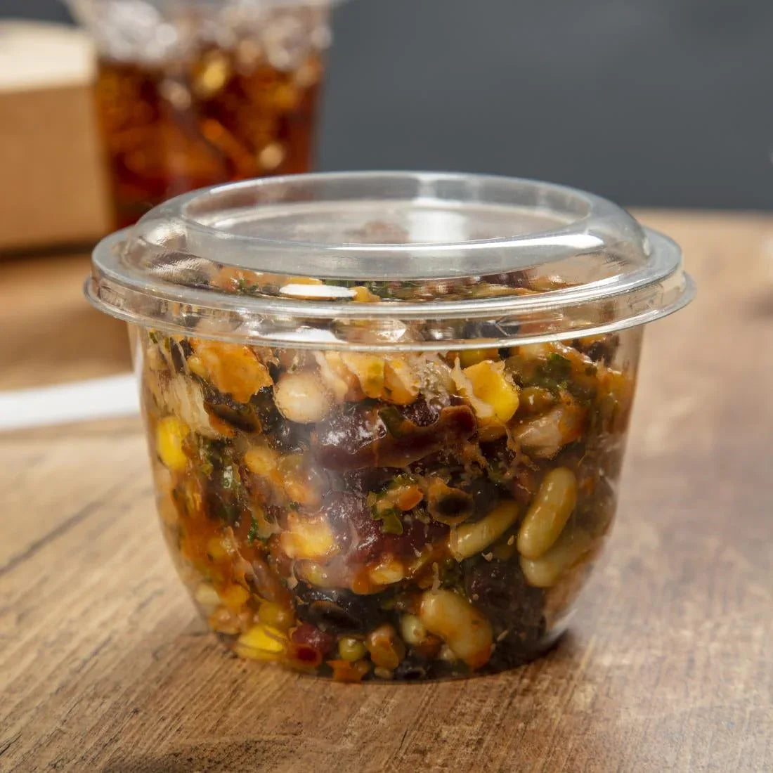 FB378 Faerch OHCO 95mm Recyclable Deli Pots Base Only - JD Catering Equipment Solutions Ltd