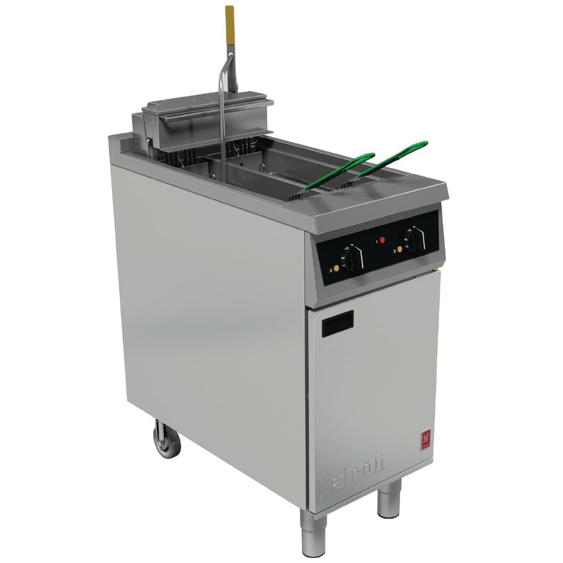 Falcon 400 Series Twin Tank Twin Basket Free Standing Electric Fryer E421F JD Catering Equipment Solutions Ltd