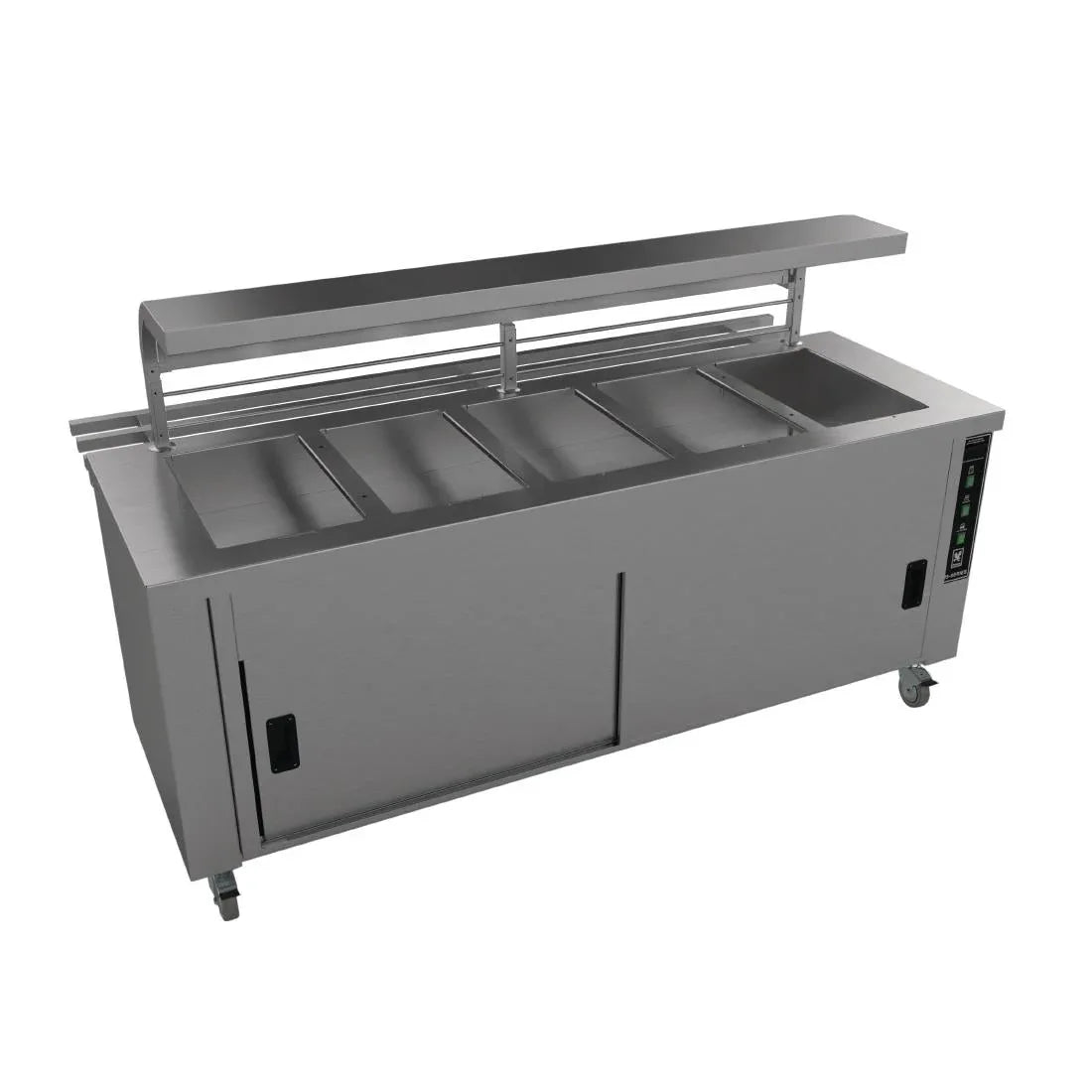 Falcon Chieftain 5 Well Heated Servery Counter with Trayslide HS5-T - JD Catering Equipment Solutions Ltd
