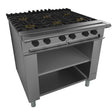 Falcon Chieftain 6 Burner Boiling Table on Legs LPG G1060X JD Catering Equipment Solutions Ltd