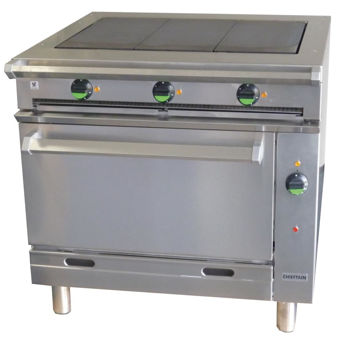Falcon Chieftain Electric 3 Hotplate Range E1006X JD Catering Equipment Solutions Ltd