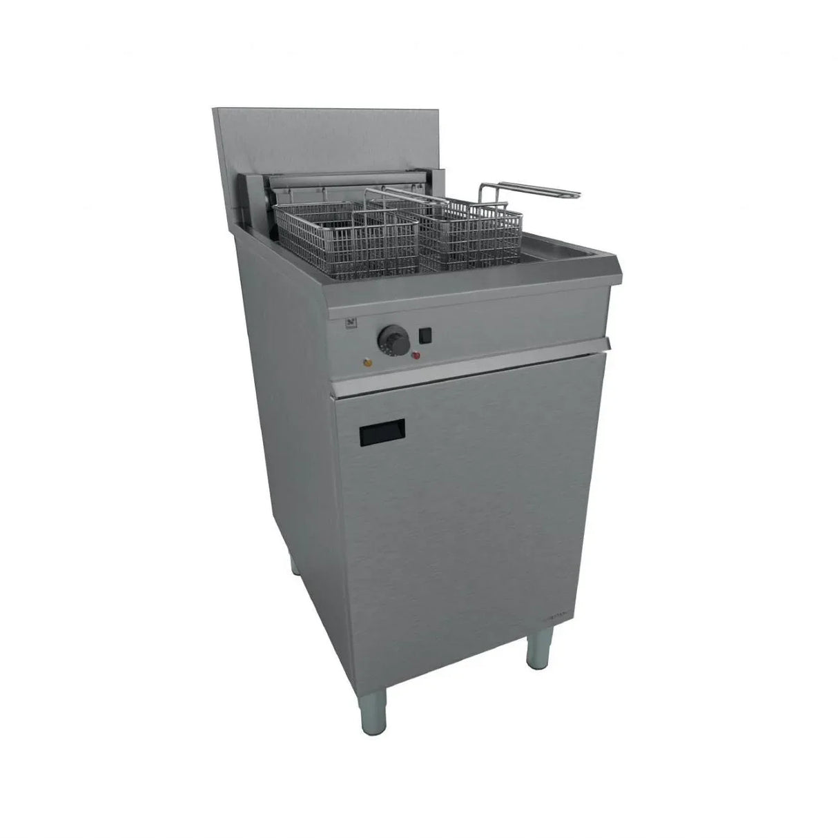 Falcon Chieftain Single Pan, Twin Basket Fryer, Standing Electric Fryer E1838X - JD Catering Equipment Solutions Ltd