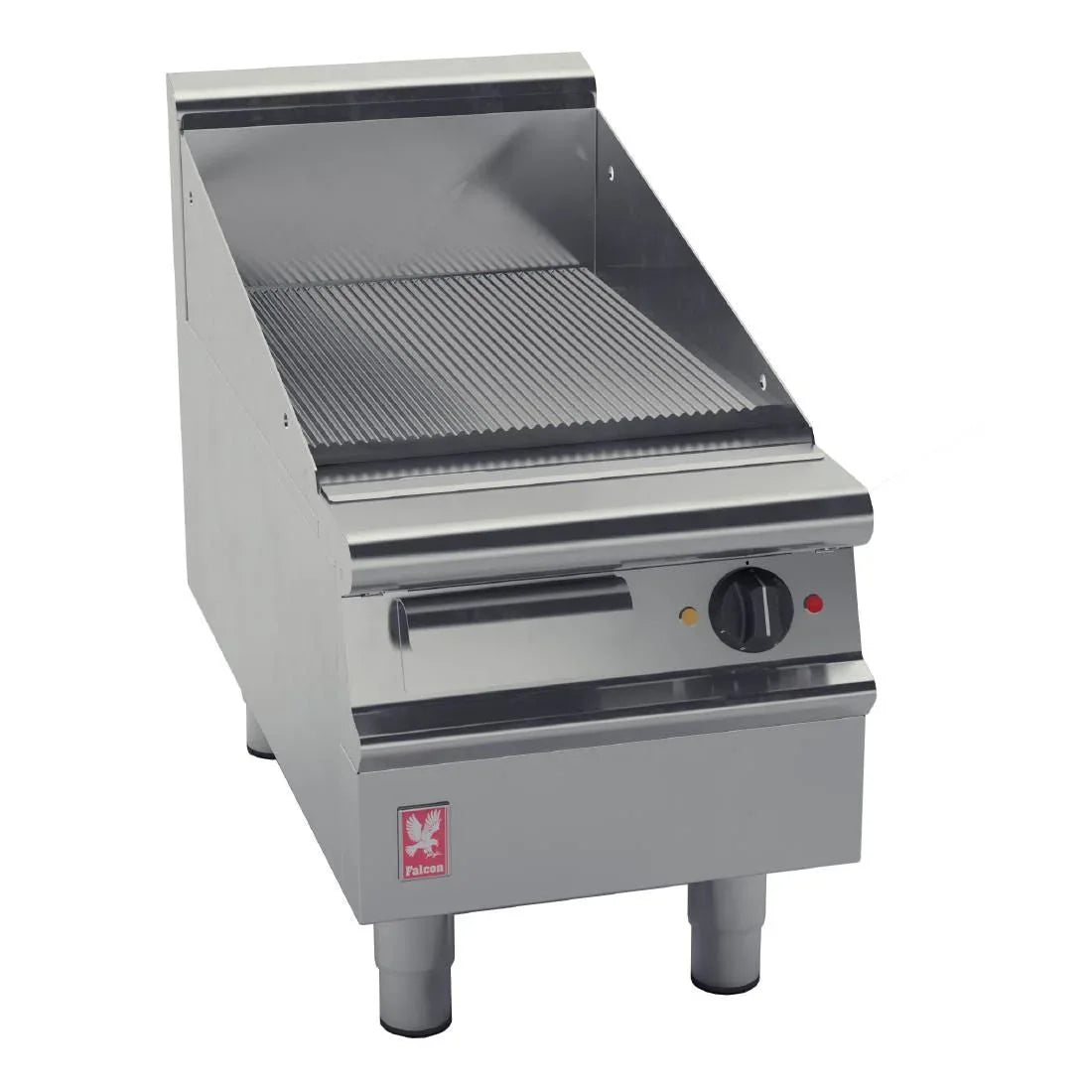 Falcon Dominator Plus 400mm Wide Ribbed Griddle E3441R - JD Catering Equipment Solutions Ltd