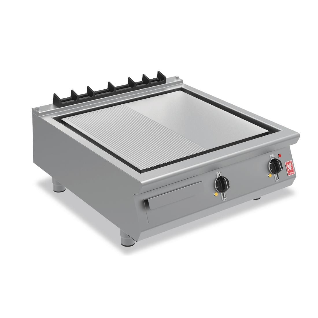 Falcon F900 800mm Half-Ribbed Steel Griddle E9581R JD Catering Equipment Solutions Ltd