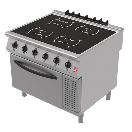 Falcon F900 Induction Range with Fan Assisted Oven on Feet i91105C JD Catering Equipment Solutions Ltd