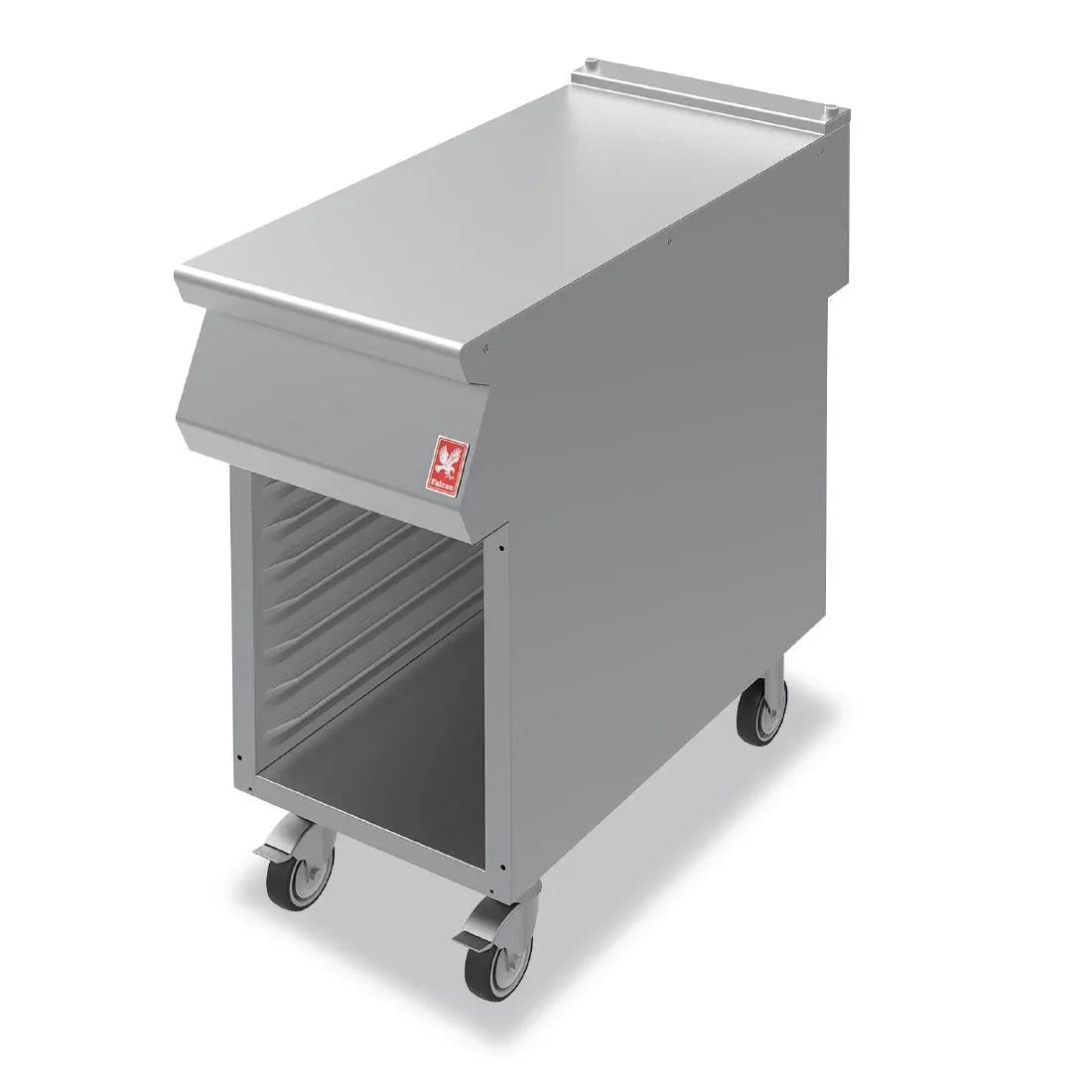 GR493 Falcon F900 Open Cabinet With Pressed Runners on Castors N941 - JD Catering Equipment Solutions Ltd