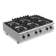 Falcon F900 Six Burner Countertop Boiling Hob Natural/LPG G90126 JD Catering Equipment Solutions Ltd