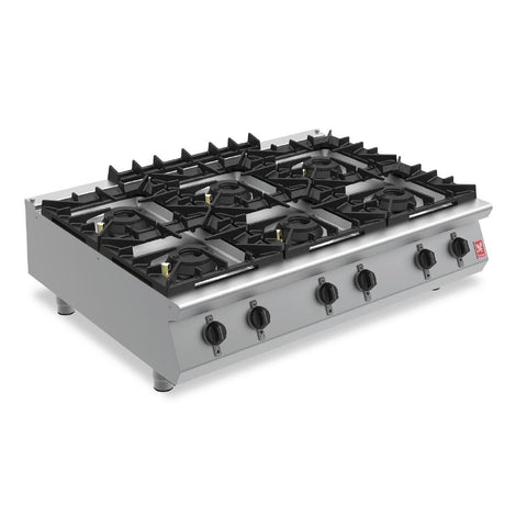 Falcon F900 Six Burner Countertop Boiling Hob Natural/LPG G90126 JD Catering Equipment Solutions Ltd