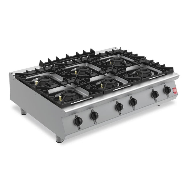 Falcon F900 Six Burner Countertop Boiling Hob Natural/LPG G90126 JD Catering Equipment Solutions Ltd