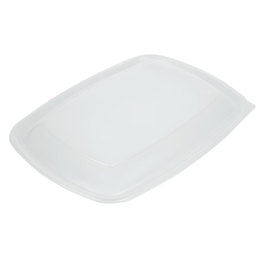 Fastpac Large Rectangular Food Container Lids 1350ml / 48oz (Pack of 150) JD Catering Equipment Solutions Ltd