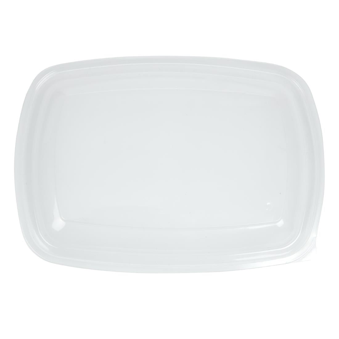 Fastpac Large Rectangular Food Container Lids 1350ml / 48oz (Pack of 150) JD Catering Equipment Solutions Ltd