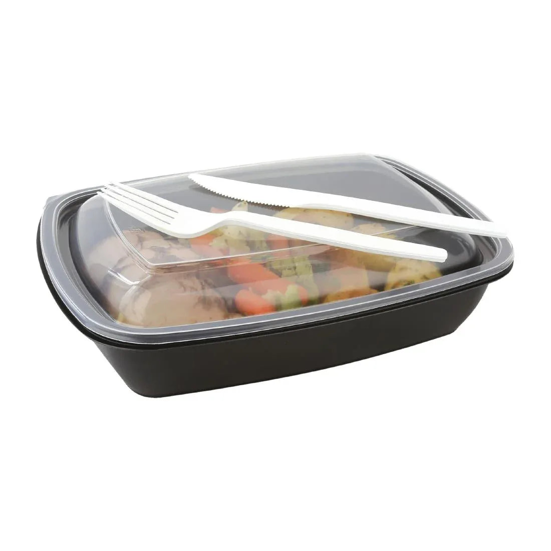 DE763 Fastpac Medium Rectangular Food Containers 900ml / 32oz - JD Catering Equipment Solutions Ltd
