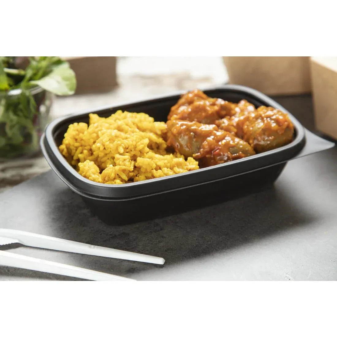 DW782 Fastpac Small Rectangular Food Containers 500ml / 17oz - JD Catering Equipment Solutions Ltd