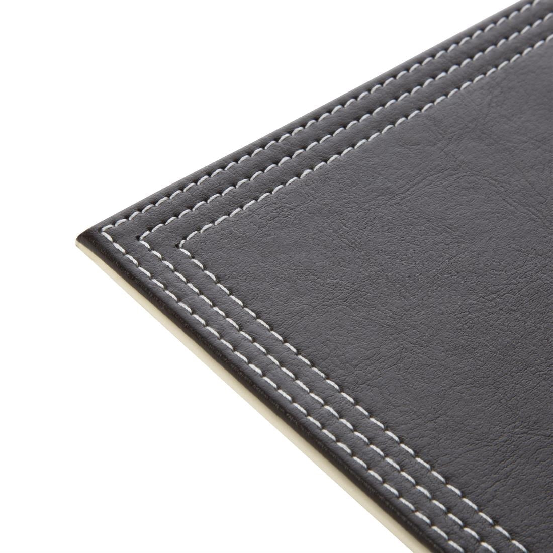 Faux Leather Large Placemat JD Catering Equipment Solutions Ltd