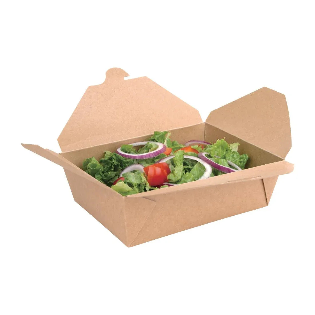 FN896 Fiesta Cardboard Takeaway Food Containers 197mm (Pack of 200) - JD Catering Equipment Solutions Ltd
