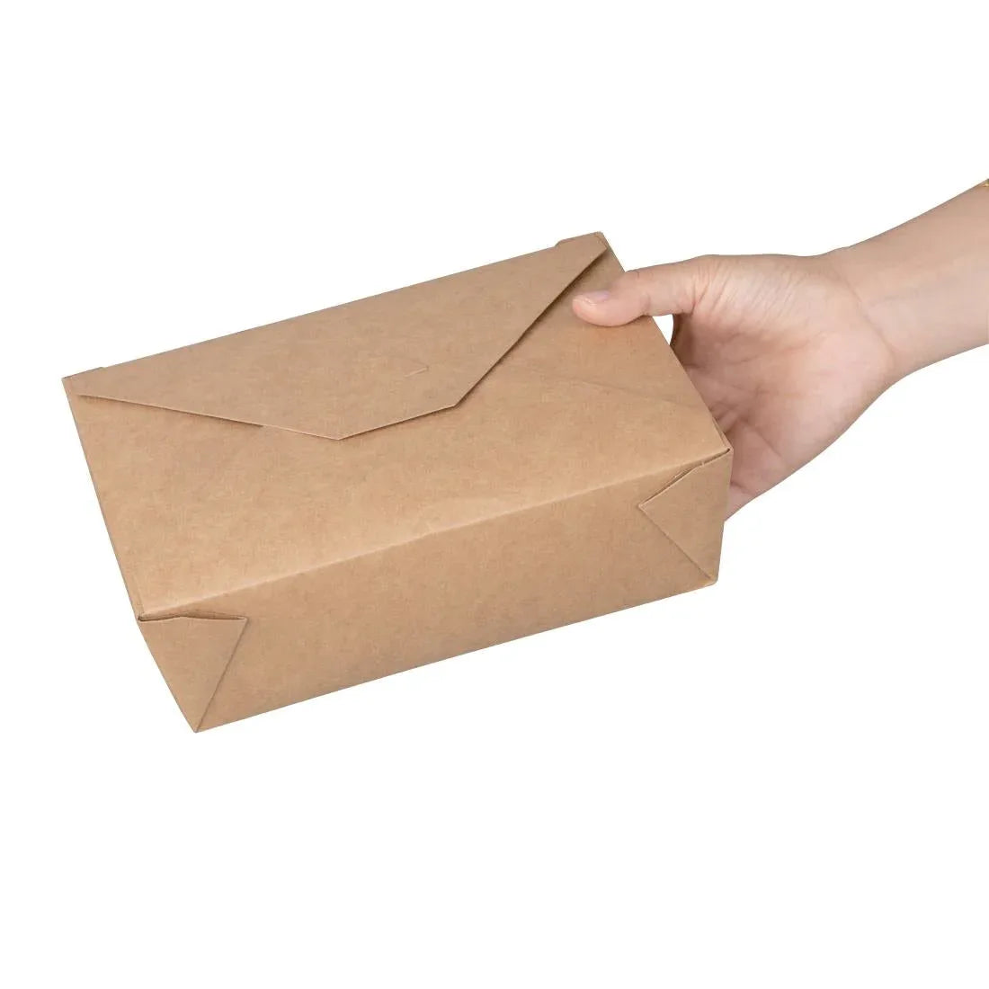 FN896 Fiesta Cardboard Takeaway Food Containers 197mm (Pack of 200) - JD Catering Equipment Solutions Ltd