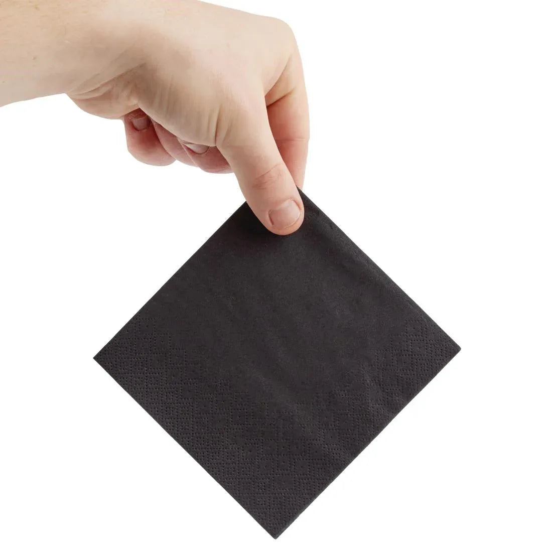 Fiesta Cocktail Napkins Black 240mm (Pack of 4000) JD Catering Equipment Solutions Ltd