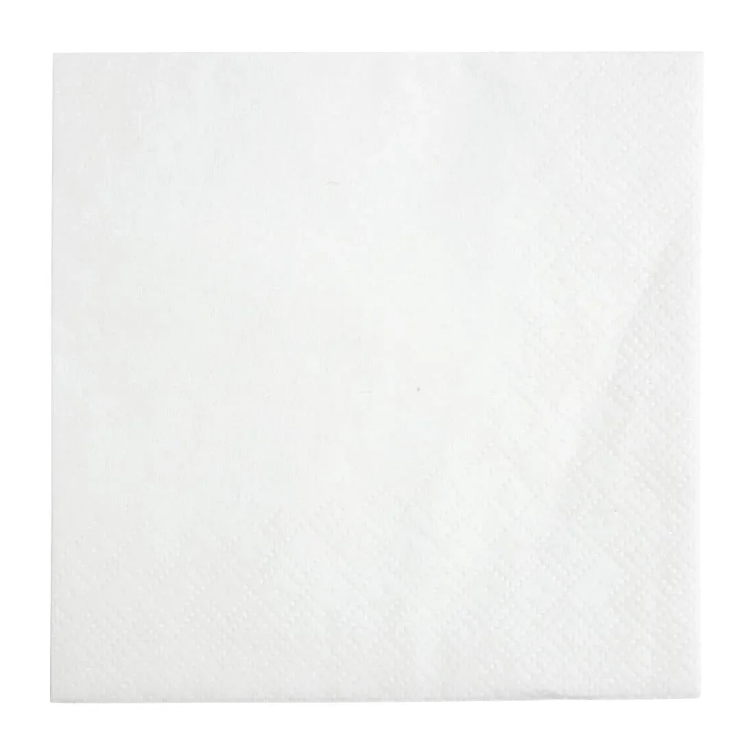Fiesta Cocktail Napkins White 240mm (Pack of 4000) JD Catering Equipment Solutions Ltd